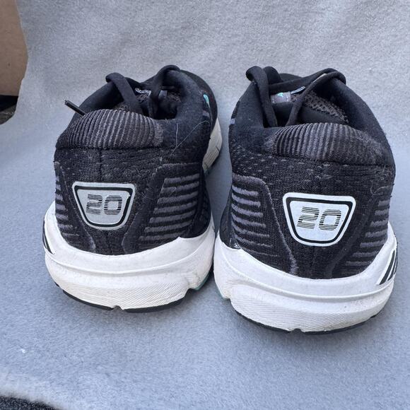 Brooks Shoes Womens Size 8.5 Black Blue Ariel 20 Running Stability Support - Picture 3 of 11